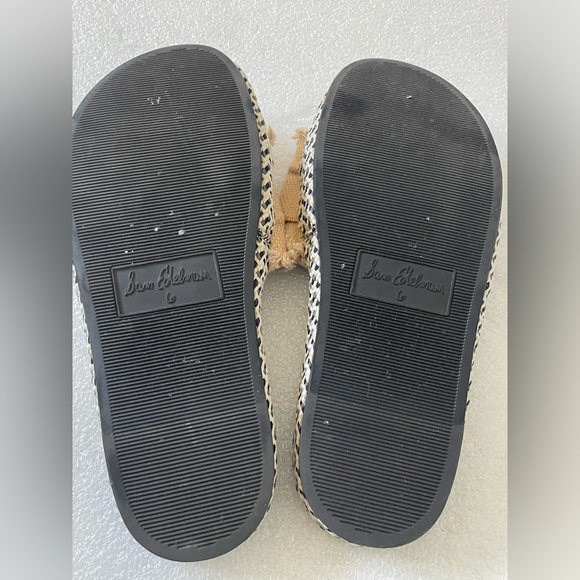 Sam Edelman Women’s Slip on Sandals Bow Tie Blue/Beige  Sz 6 - Picture 6 of 6